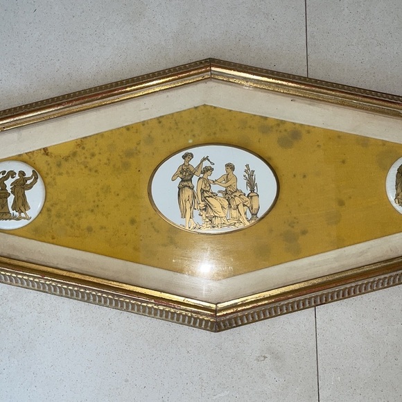 Ancient Roman Picture Frame Wall Art Approximately 31" W x 13" H - Picture 3 of 12